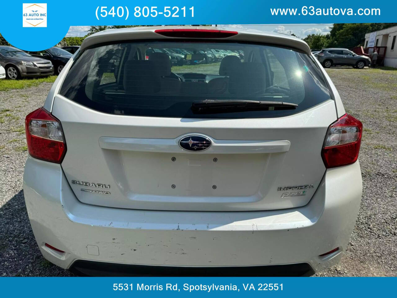 2013 Subaru Impreza for sale at 63 Auto Inc in Spotsylvania, VA