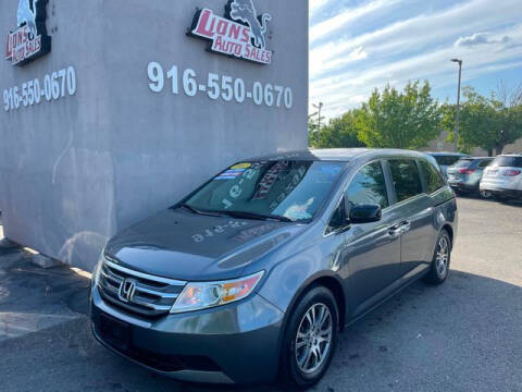 2012 Honda Odyssey for sale at LIONS AUTO SALES in Sacramento CA