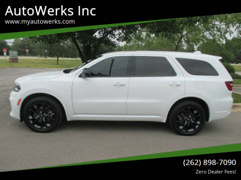 2021 Dodge Durango for sale at AutoWerks Inc in Sturtevant WI