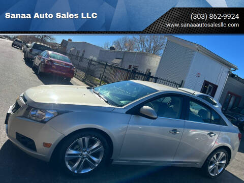 2013 Chevrolet Cruze for sale at Sanaa Auto Sales LLC in Denver CO
