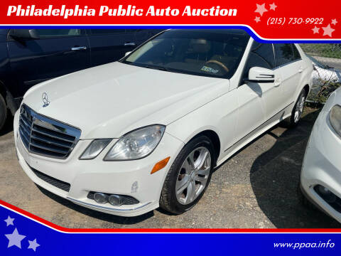 2010 Mercedes-Benz E-Class for sale at Philadelphia Public Auto Auction in Philadelphia PA