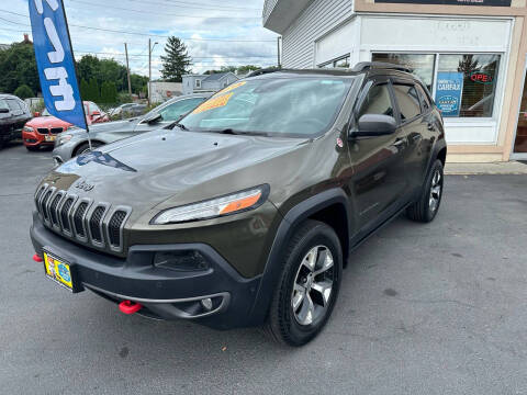2014 Jeep Cherokee for sale at ADAM AUTO AGENCY in Rensselaer NY