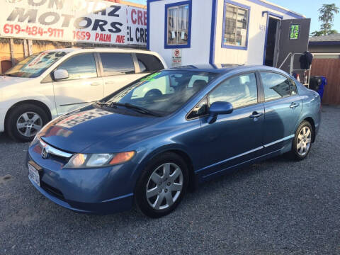 2008 Honda Civic for sale at DON DIAZ MOTORS in San Diego CA