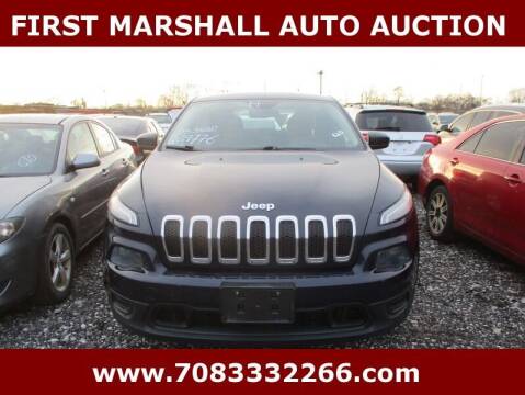 2014 Jeep Cherokee for sale at First Marshall Auto Auction in Harvey IL