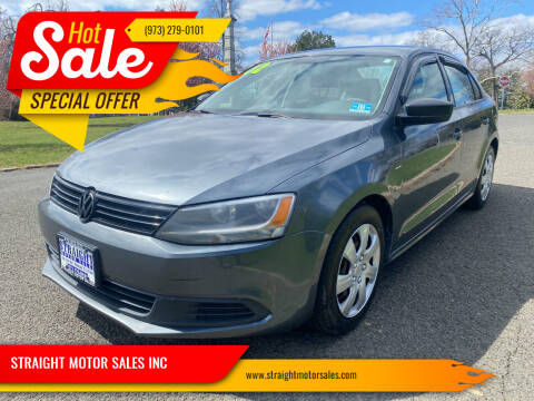 2012 Volkswagen Jetta for sale at STRAIGHT MOTOR SALES INC in Paterson NJ