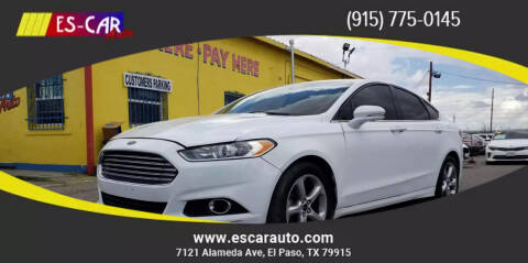 2016 Ford Fusion for sale at Escar Auto in El Paso TX