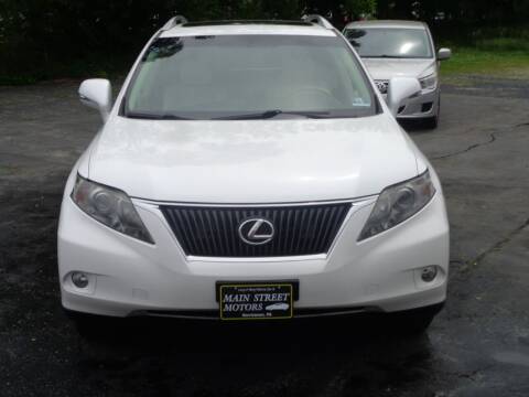 2010 Lexus RX 350 for sale at MAIN STREET MOTORS in Norristown PA