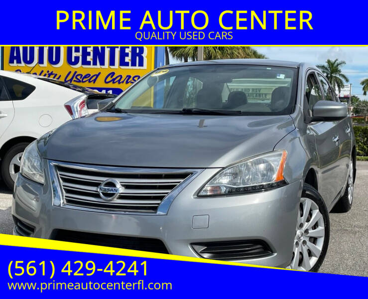 2013 Nissan Sentra for sale at PRIME AUTO CENTER in Palm Springs FL