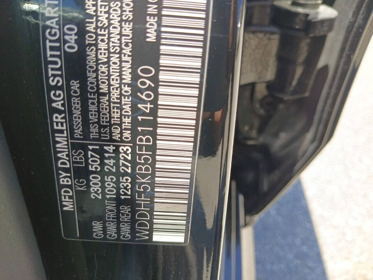 2015 MERCEDES-BENZ E-Class Sedan - $9,950