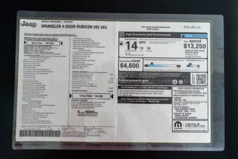 2024 Jeep Wrangler Rubicon 392