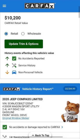 2020 Jeep Compass Limited