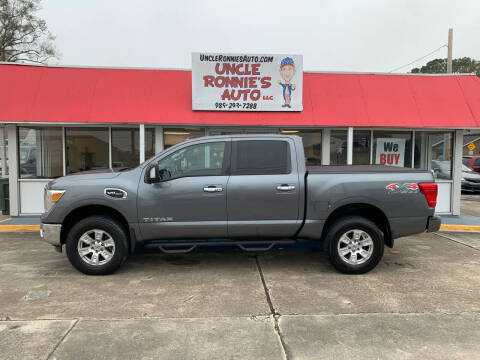 2017 Nissan Titan for sale at Uncle Ronnie's Auto LLC in Houma LA