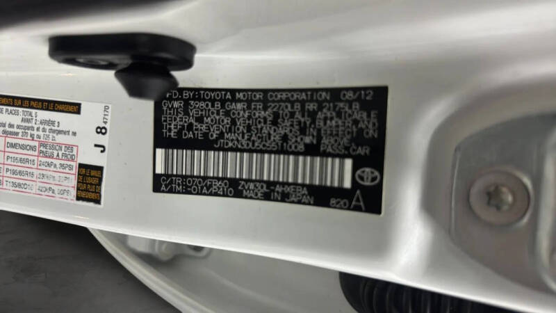 2012 Toyota Prius Three