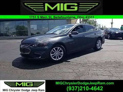 2016 Chevrolet Malibu for sale at MIG Chrysler Dodge Jeep Ram in Bellefontaine OH