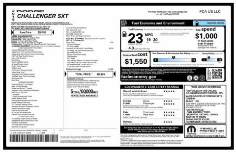 2018 Dodge Challenger SXT