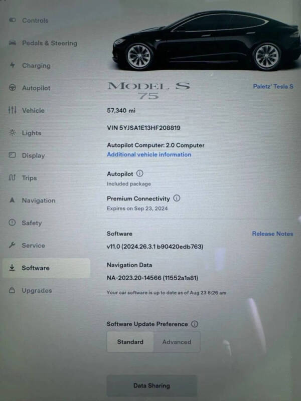 2017 Tesla Model S 75