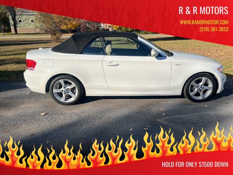 2012 BMW 1 Series for sale at R & R Motors in Queensbury NY