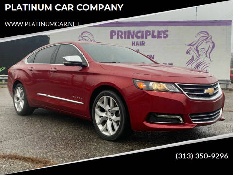 2015 Chevrolet Impala for sale at PLATINUM CAR COMPANY in Detroit MI