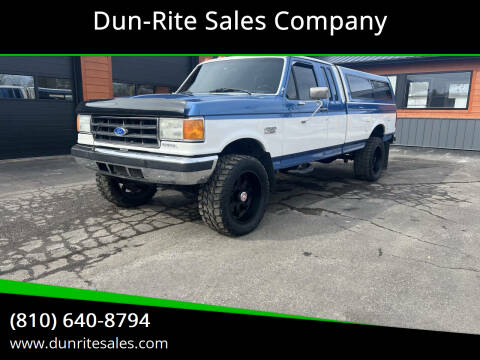 1990 Ford F-250 for sale at Dun-Rite Sales Company in Clio MI