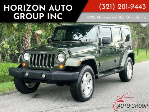 2007 Jeep Wrangler Unlimited for sale at HORIZON AUTO GROUP INC in Orlando FL