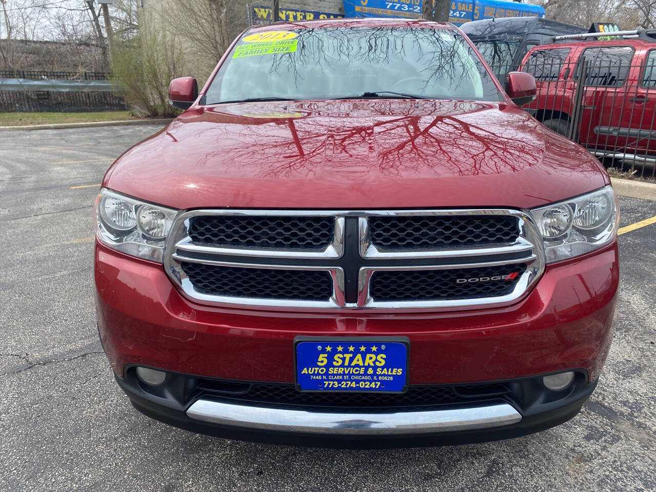 Red 2013 Dodge Durango Crew AWD Crew 4dr SUV 1