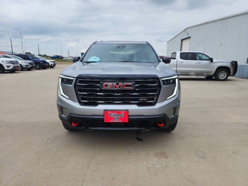 Used 2024 GMC Acadia AT4 with VIN 1GKENPKS1RJ162908 for sale in Chamberlain, SD