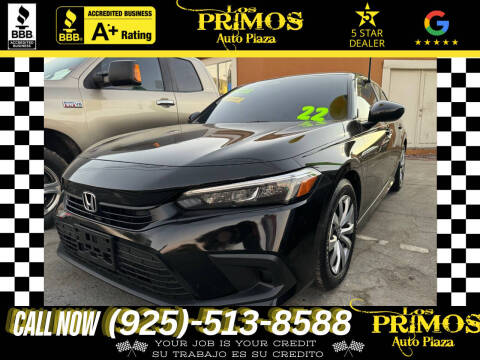 2022 Honda Civic for sale at Los Primos Auto Plaza in Brentwood CA