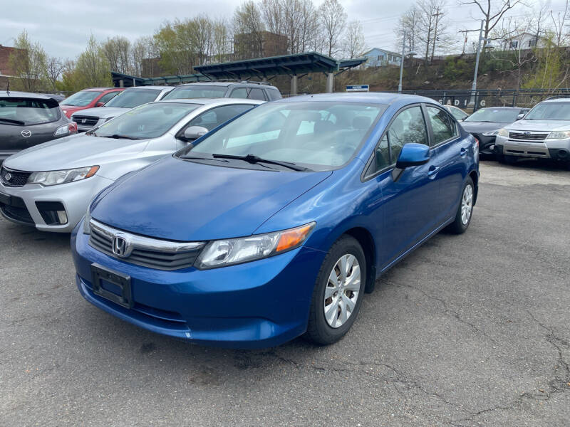 2012 Honda Civic for sale at Reyes Auto Sales in Holyoke MA