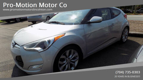 2013 Hyundai Veloster for sale at Pro-Motion Motor Co in Lincolnton NC