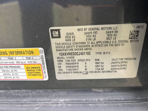 2012 GMC Acadia SL