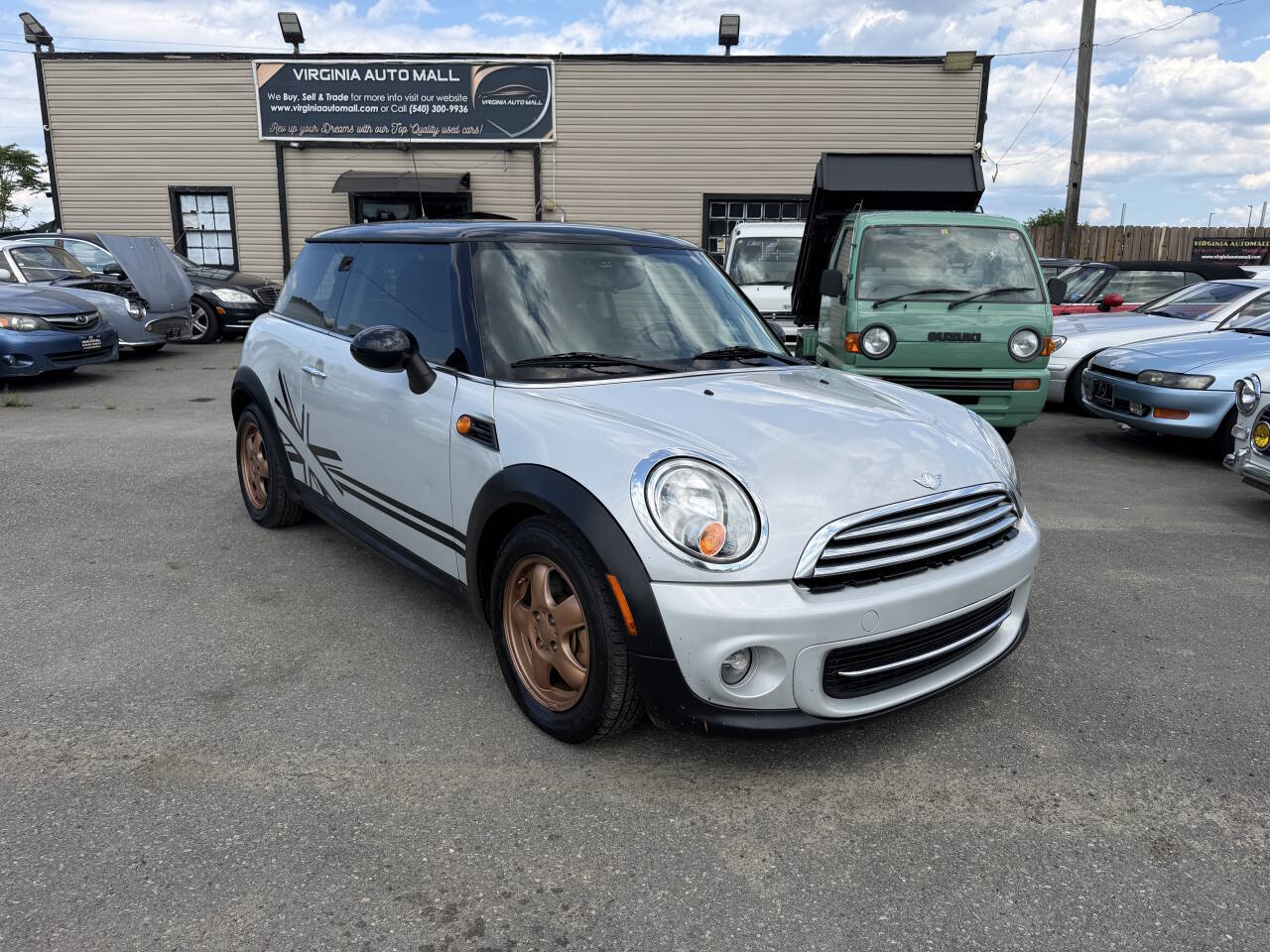 Silver 2011 MINI Cooper Base Base 2dr Hatchback 1