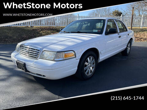 2008 Ford Crown Victoria for sale at WhetStone Motors in Bensalem PA