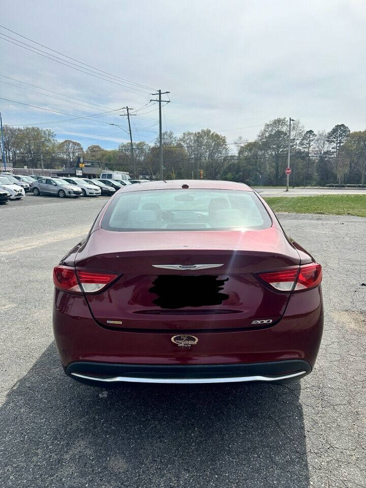 2016 Chrysler 200 for sale at Concord Auto Mall in Concord, NC