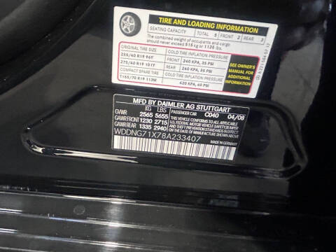 2008 Mercedes-Benz S-Class S 550