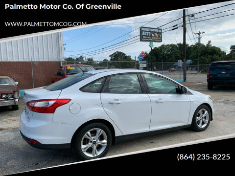 2013 Ford Focus for sale at Palmetto Motor Co. of Greenville in Greenville SC