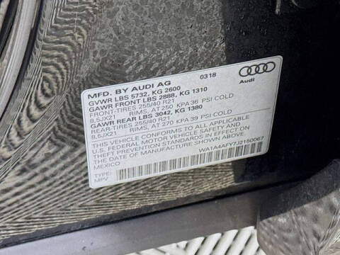 2018 Audi SQ5 3.0T quattro Premium Plus