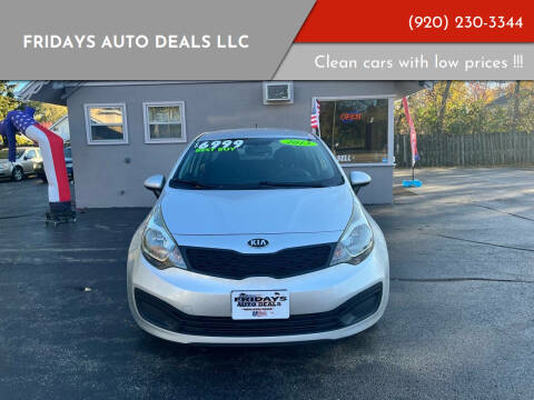 2013 Kia Rio for sale at Fridays Auto Deals LLC in Oshkosh WI