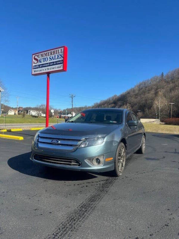 2012 Ford Fusion for sale at SUMMERHILL AUTO SALES INC in Summerhill PA