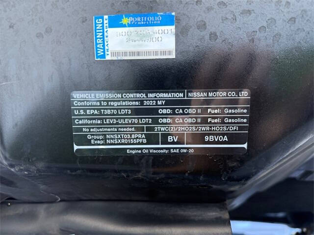 2022 Nissan Frontier SV