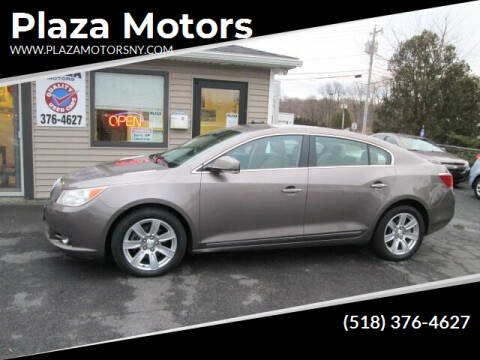 2012 Buick LaCrosse for sale at Plaza Motors in Rensselaer NY