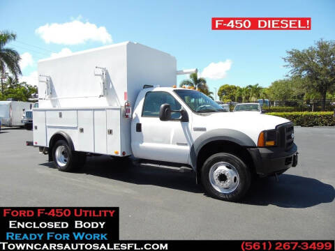 2007 Ford F-450 for sale at Town Cars Auto Sales in West Palm Beach FL