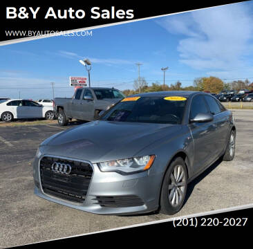 2012 Audi A6 for sale at B&Y Auto Sales in Hasbrouck Heights NJ