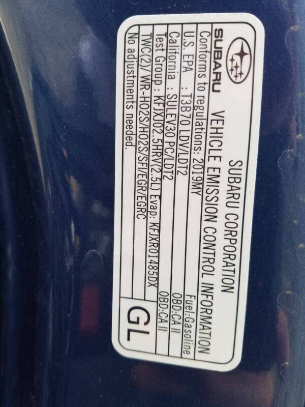 2019 Subaru Outback 2.5i Premium