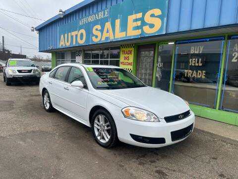 2013 Chevrolet Impala for sale at Affordable Auto Sales of Michigan in Pontiac MI