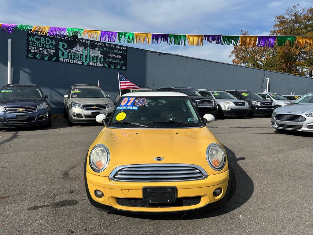 Yellow 2007 MINI Cooper Base 2dr Hatchback 1