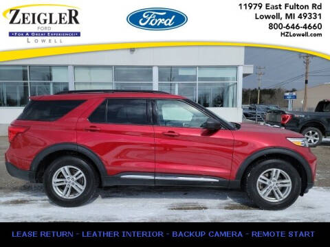 2020 Ford Explorer for sale at Zeigler Ford of Plainwell- Jeff Bishop - Zeigler Ford of Lowell in Lowell MI