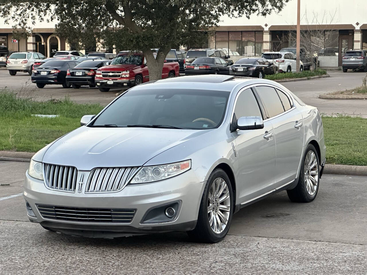 Silver 2009 Lincoln MKS Base AWD 4dr Sedan 1