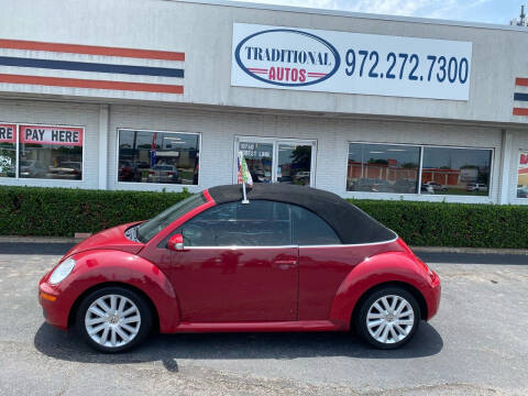 2010 Volkswagen New Beetle Convertible for sale at Traditional Autos in Dallas TX