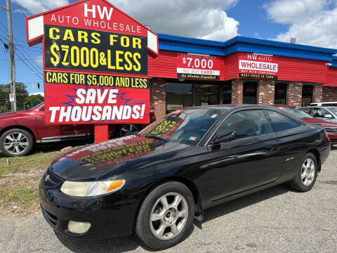 2000 Toyota Camry Solara for sale at HW Auto Wholesale in Norfolk VA