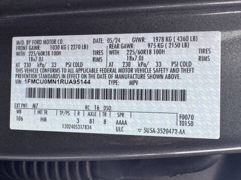 2024 Ford Escape ST-Line